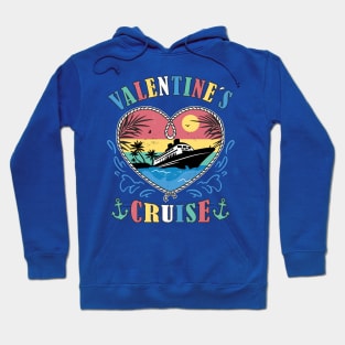 Valentine´s Cruise Valentine´s Day Matching Couple Vacation Hoodie